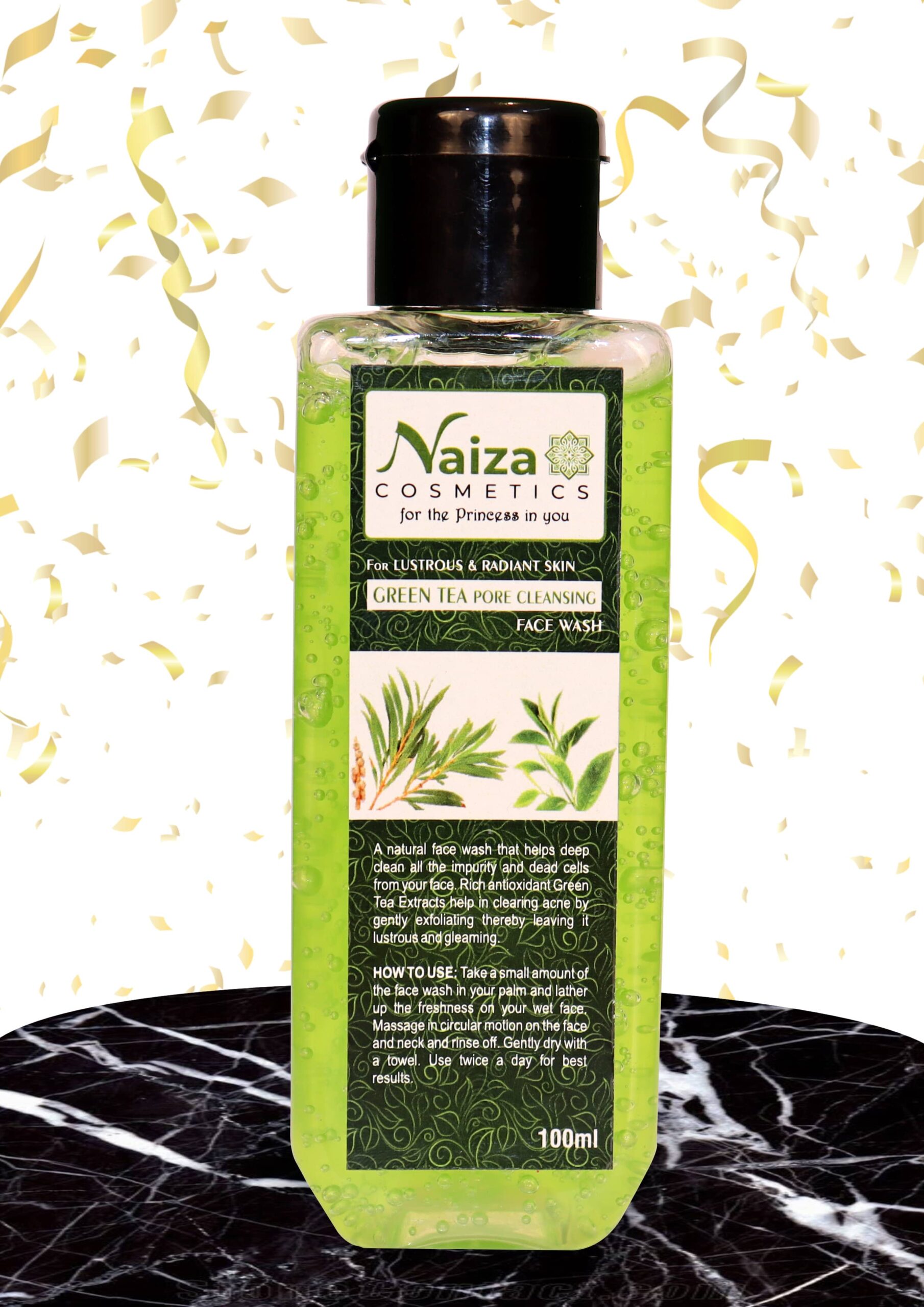 Green Tea – Pore Cleansing Face Wash – Naiza Cosmetics